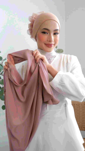Hijabs and Such New Nayla Plain Instant by Mootiara authentic
