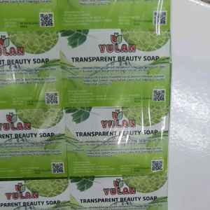 Yulan Sabun hijau transparent 40g