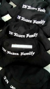 Bucket Hat dewasa Free bordir nama dan kata" sendiri