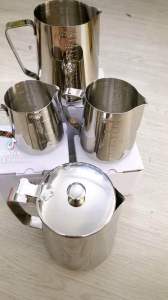 Ca đánh sữa inox có nắp - ca mỏ có nắp cao cấp ca 1Lit và 15Lít