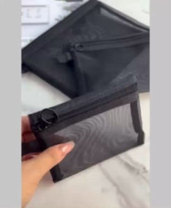 Túi lưới đựng mỹ phẩm du lịch gọn nhẹ