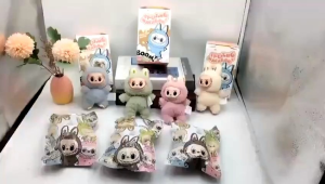 Labubu The Monsters Viral Tasty Macaron Vinyl Face Blind Box / Gantungan Kunci Tas Labubu Macaron