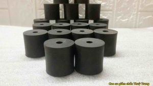 Cao su chống rung đường kính 40 (mm) Cao su kê chân máy Cao su giảm chấn phi 40 cao 40  (mm)