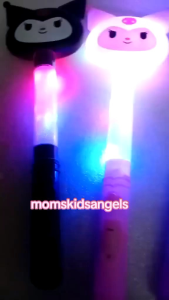Toy Stick Wand Kuromi Led Luminous flashing Lights Kids Toys 35cm with battery inside