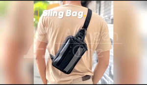 Afsheen One - Tas Selempang Pria Sling Bag Waterproof Gadget Bag Tas Handphone