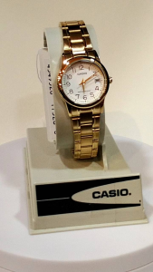 CASIO LADIES GOLD LTP V002G 7B2