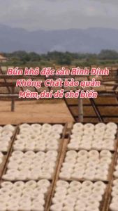 1Kg Bún Khô Đặc Sản Bình Định Không chất tẩy trăng(Có 2 Phân Loại) cho khách chọn Biglove