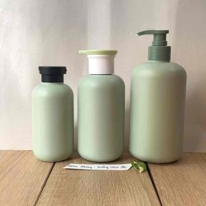 Bình Nhựa HDPE 200ml-300ml-500ml Xanh Mint.Đựng kem bodylotiondầu gộisữa tắm….Chai nhựa chiết mỹ phẩm hàng cao cấp