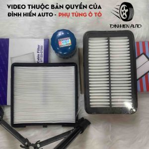 Lọc gió điều hoà + lọc gió động cơ Kia Morning Picanto (2012-2021) (9713307000/ 2811304000)