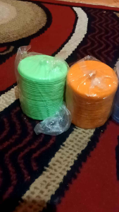 Tutup Gelas Plastik Warna Random Isi 24 Biji