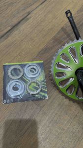( CRANK BMX 44T KOMPLIT ) Rotel Crankset Gir Gear Depan Sepeda BMX Engkol Langsung BB Cup Bearing