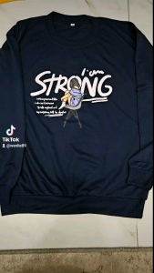 Atasan Wanita Fashion Korea: Baju Wanita Sablon Strong & Sweater Wanita Murah