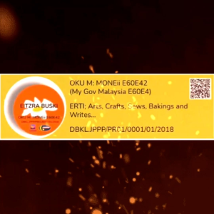 Subang Cakuk Bunga WHITE TRUMPET