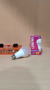 Paket 10 PC lampu LED LIGERA Gold Bulb 15W cahaya putih 6500K super terang E27.