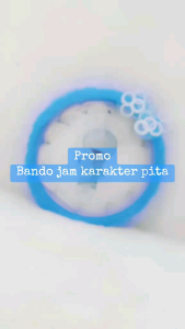 Bando jam dinding pita / Bando jam dinding karakter murah
