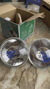 Đèn pha điện tử 17cm 12v đo phủ bì lắp cho ô tô huyndai 1 tấn xe 1 tấn