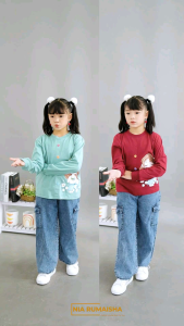 SETELAN ANAK PEREMPUAN LUCU || KIRANA SET TEEN BY NIA RUMAISHA