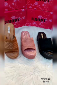 SANDAL WEDGES IMPORT WANITA NO BODY 0708-25
