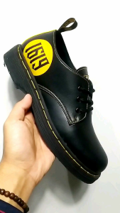 1619 SMILE - Sepatu Docmart Pria Pantofel Low Boots Casual Keren Trendi Sepatu Pria Kekinian Terbaru