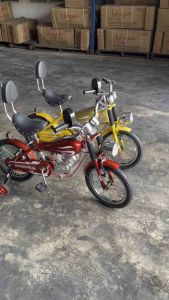 16" Kids Harley Davidson Motorcycle Motorcycle Vroom M4 Bike Size Gift Child Rubber Wheels  Cycling Bicycles  (85% Siap Pasang) (Ready Stock)