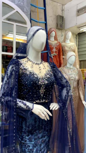 Gaun Pengantin Slim Dress Gradasi Warna