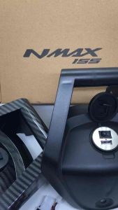 COVER/ TUTUP STANG PLUS CHARGER USB DAN BRACKET HOLDER HP STANG MOTOR NMAX 155 NEW 2020-2023