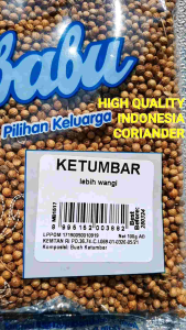 Indonesian Coriander Nuts Merbabu Brand Ketumbar 100g Indonesia Export High Quality Coriander Spices and Herbs