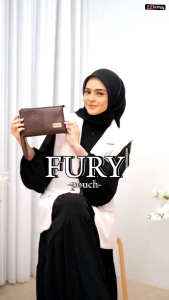 Fury Pouch Terbaru by Zzhomey Dompet Wanita Termurah Dompet Make up Dompet HP Handbag Anti air