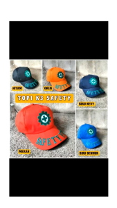 Topi Safety First Bahan Twill premium