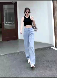 Celana kulot wanita highwaist/celana jeans wanita pingangX