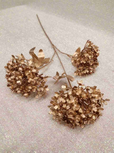 Golden Wood Hydrangea Accessories Bunga
