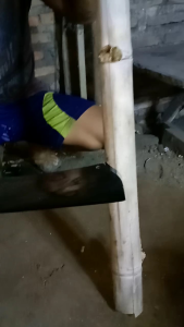 cacah tulang bambu kayu