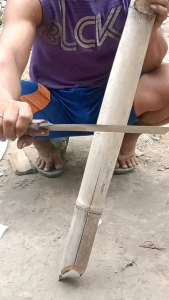 coper cacah tulang bambu dan kayu