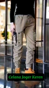 Celana Joger Kargo Pria Keren: Desain & Bahan Berkualitas