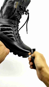 sepatu pdl tni polri kulit model terbaru caanggo sepatu pdl satpam terlaris 2024