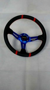Stir Racing Momo Carbon Celong 14 Inchi Palang Biru