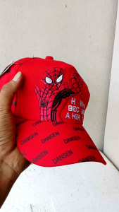 Topi Baseball Anak Bordir Spiderman Sablon & Dansen