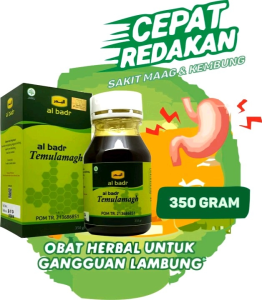 Madu Temulawak 350gr Al - Badr / Mengatasi Gangguan Sistem Pencernaan seperti : Asam Lambung Gerd Maag Kronis Meredakan Mual dan Mencegah Peradangan