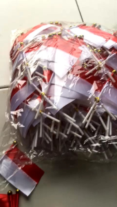 BENDERA CEPLOK KACA MOBIL ISI 20 PCS