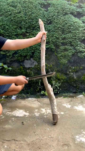 2 pcs golok pisau dapur super tajam siap pakai Bantengolok serba guna murah