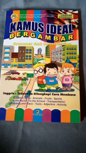 Buku Kamus Ideal Bergambar 2 bahasa