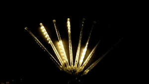 Lampu Hujan Meteor Led Warna Warni 45cm 1Set isi 8 Batang RGB / Lampu Meteor LED 45cm 1 Set 8 Batang Warna Warni