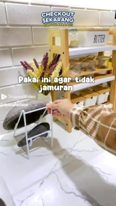 Tatakan / Dudukan tempat simpan cobek dan ulekan kayu / batu