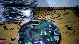 Topi Rimba Kawat TNI Loreng Malpinas Anti Air Dinir