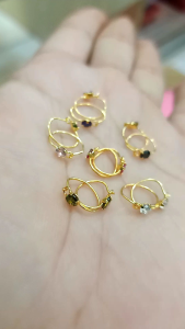 ANTING KENIF BAYI DAN ANAK PERAK 925 ASLI LAPIS EMAS