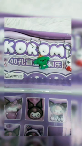 Kuromi 40-hole crystal doll blind box lottery childrens reward pendant keychain
