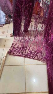 KAIN TILLE BORDIR PAYET | TULLE CLASSIC | Harga Per 05 meter | Bridesmaids Tille Payet abctextile