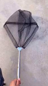 Bộ Vợt liền cán gấp gọn Chất liệu inox 304 - dài 2m1 thu gọn 80cm cực kỳ tiện lợi- lưới tráng Cao su chống mục chống thấm cực tốt - giá siêu rẻ