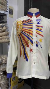 【 PREMIUM 】SINAG - Modern Barong Tagalog Piña Jusilyn Long Sleeves Embroidery