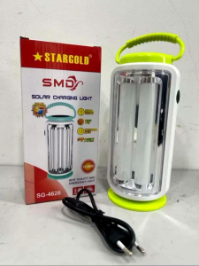 Stargold SG-4626 Solar Charging Emergency Light Super Bright Long Life Rechargeable Light Lampu